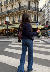 Blue Striped Trousers