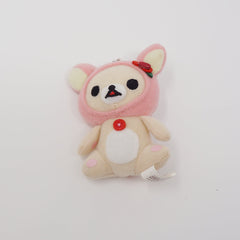2014 Korilakkuma Deer Fawn Prize Toy Plush Keychain - Rilakkuma Happy Natural Time San-X