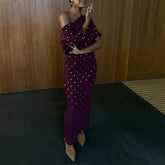 Burgundy Tilly Dress