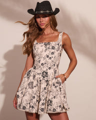 Wild Daisy Floral Mini Dress