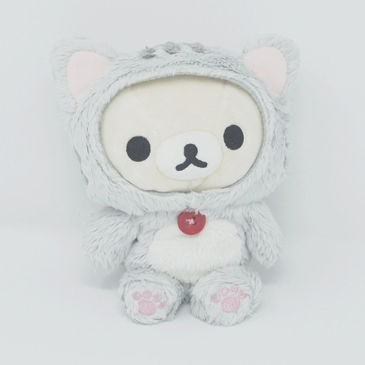 2014 Grey Cat Korilakkuma Plush - Rilakkuma Neko Theme - San-X
