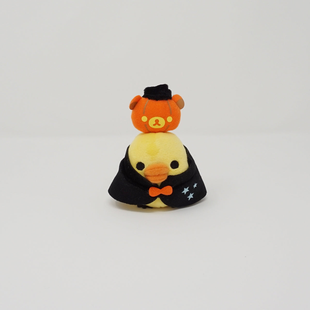 2014 Halloween Kiiroitori with Pumpkin Hat and Cape (Prize Toy) Plush Rilakkuma - San-X