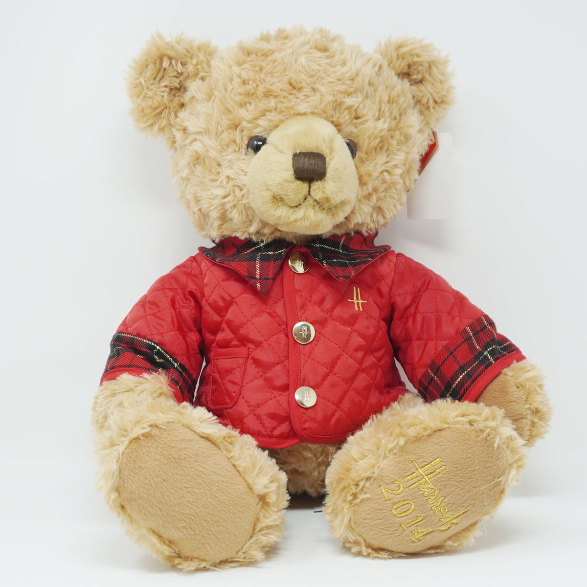 2014 Jasper Harrods Christmas Bear 12" Plush